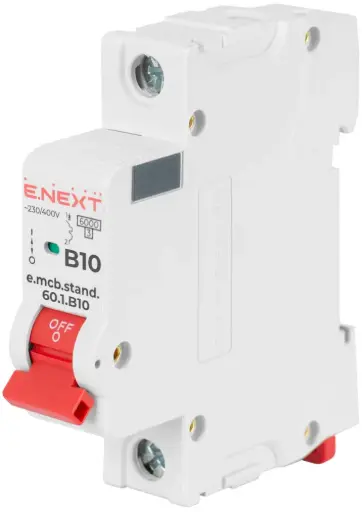 Модульний автоматичний вимикач e.mcb.stand.60.1.B10, 1р, 10А, B, 6кА